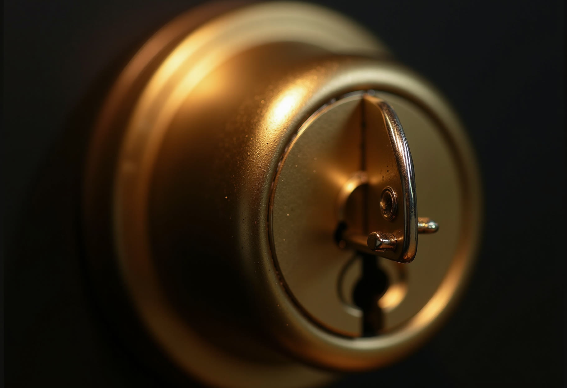 Schlage deadbolt rekeyed on site