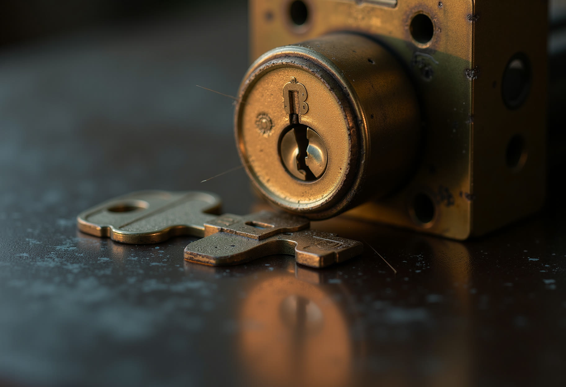 Commercial mortise cylinder replaced